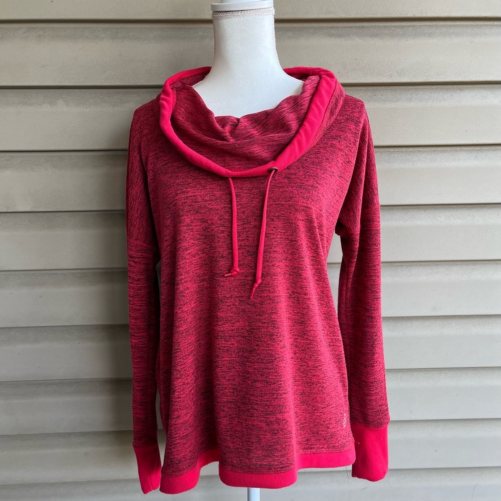 •Be Inspired• Cowl Neck Soft Marled Pullover - Size Large